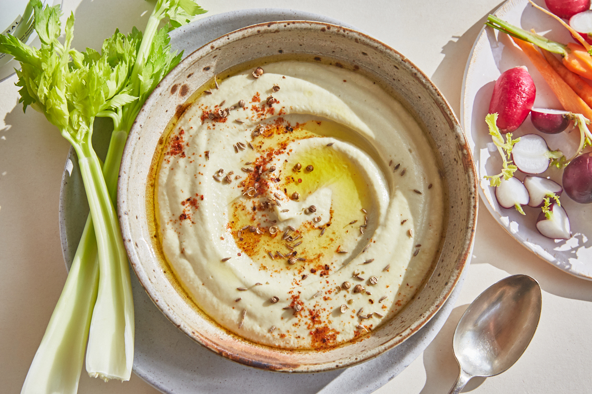 Lower Carb Zucchini Hummus