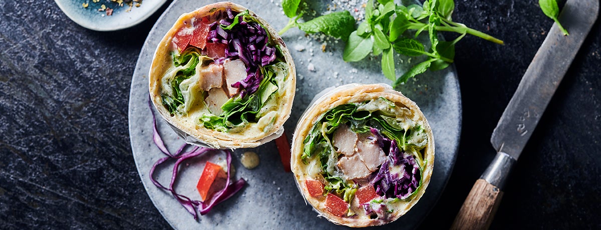 haehnchen wrap rezept