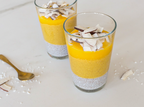 Kokos Mango Overnight Oats