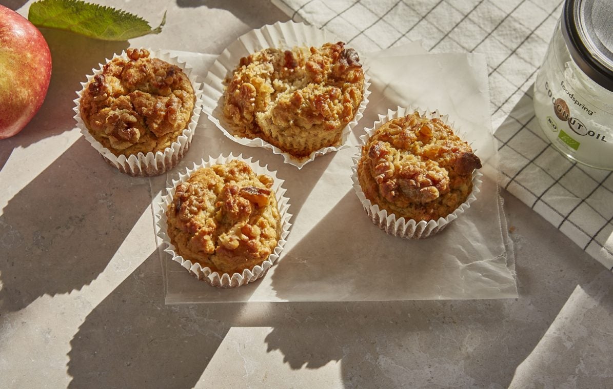 apple oat muffins