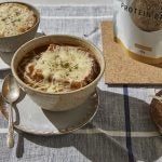 Proteinreiche französische Zwiebelsuppe