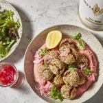 Gebackene Süßkartoffel-Falafel